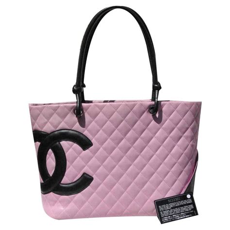 chanel pink black|Chanel purses pink and black.